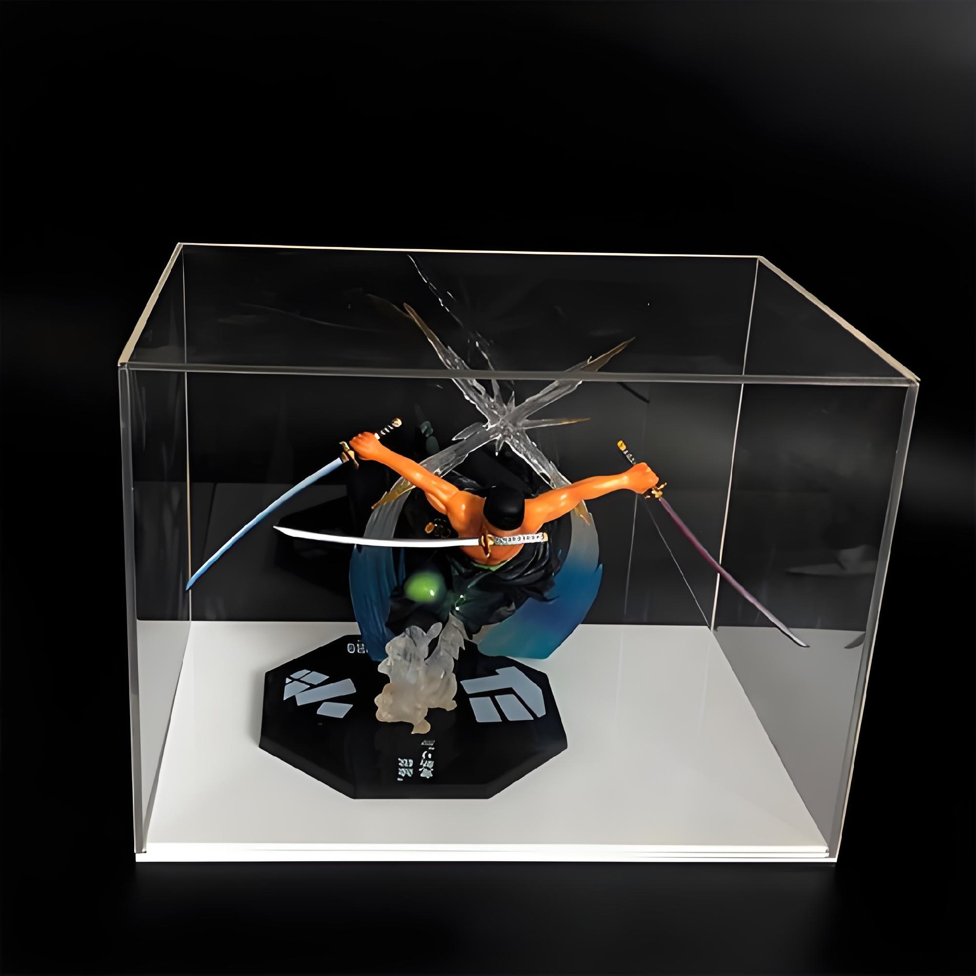 美杰亚克力定制案例实拍(blue-sports-car-acrylic-display-case)